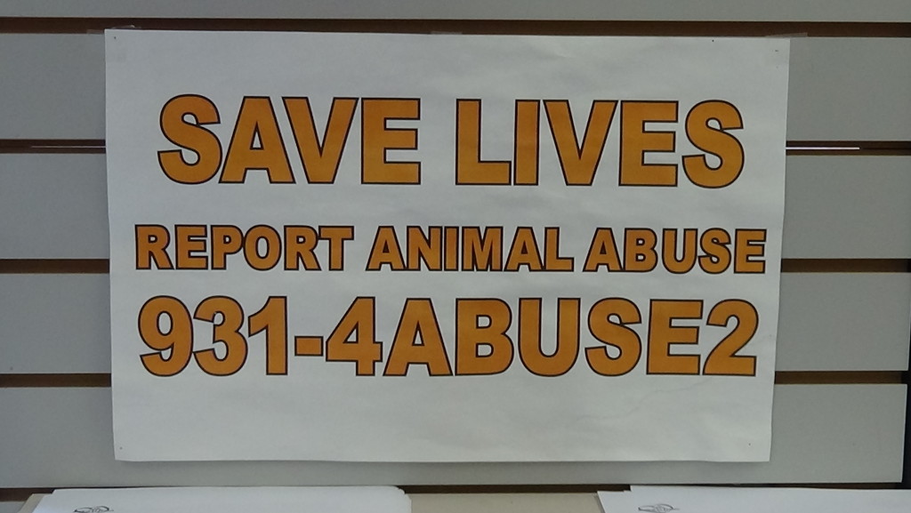 AT4P provides an anonymous hotline to report suspected animal abuse. (Photo by Diahan Krahulek)